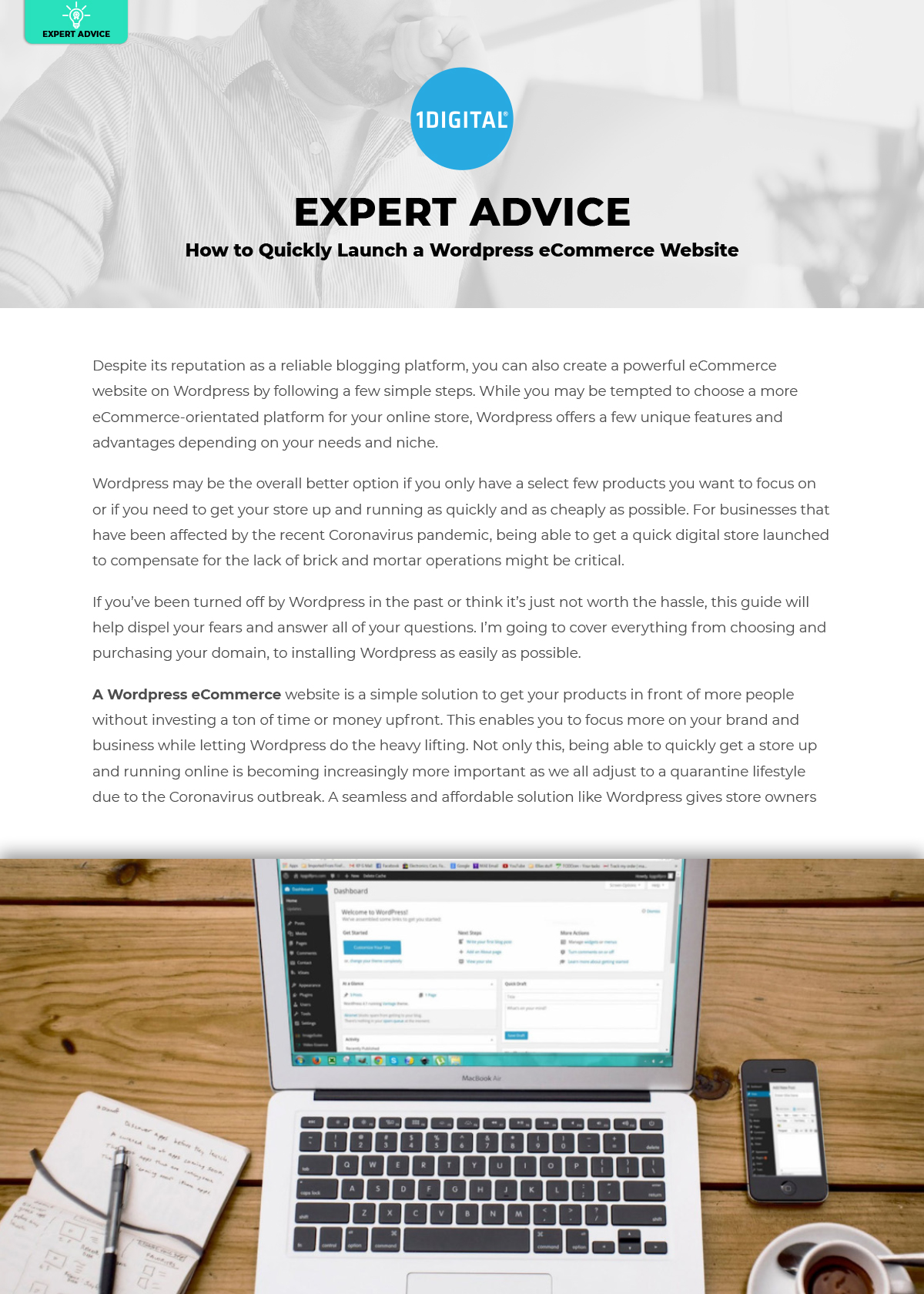 How to Quickly Launch a WordPress eCommerce Website