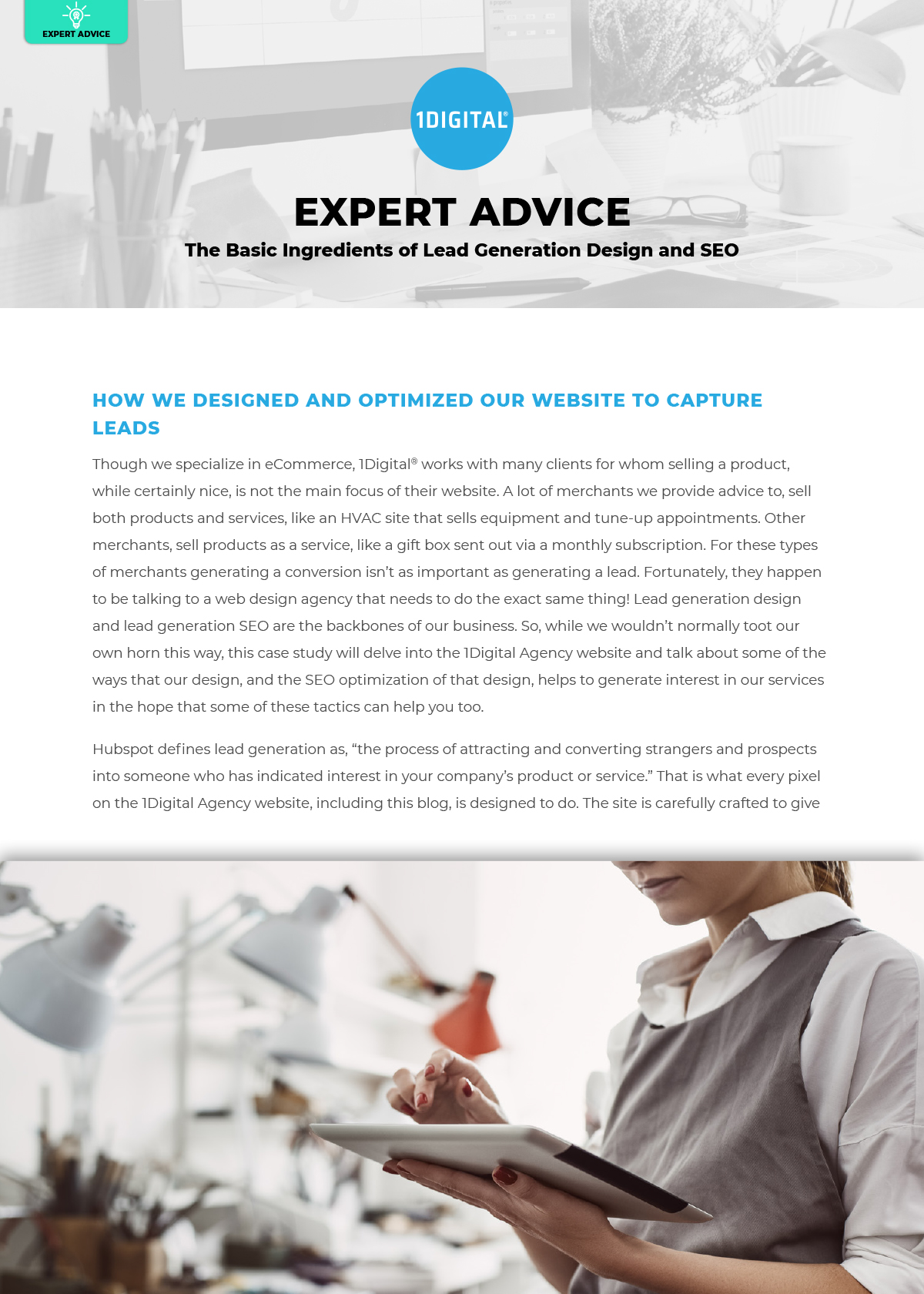 The Basic Ingredients of Lead Generation Design and SEO