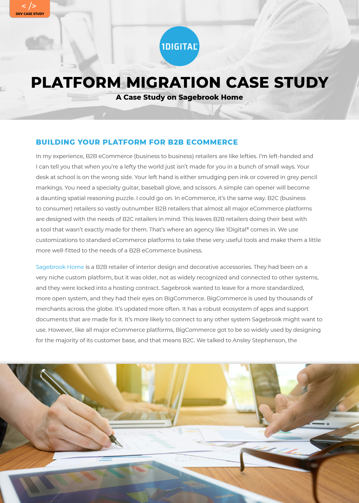 Building Your Platform for B2B Commerce