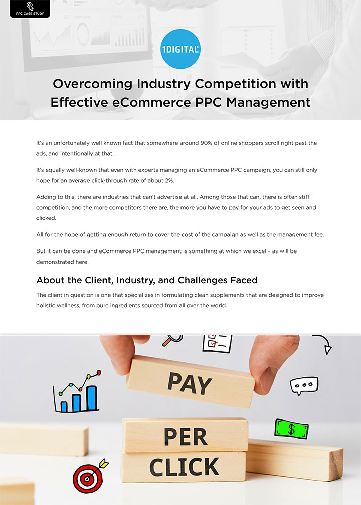 Overcoming Industry Competition with Effective eCommerce PPC Management