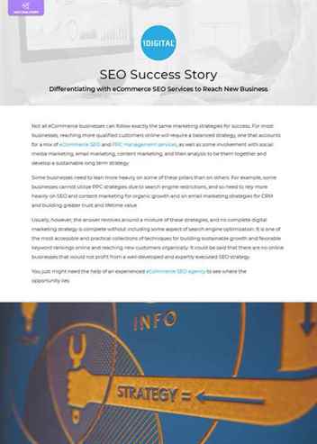 Differentiating with eCommerce SEO Services to Reach New Business