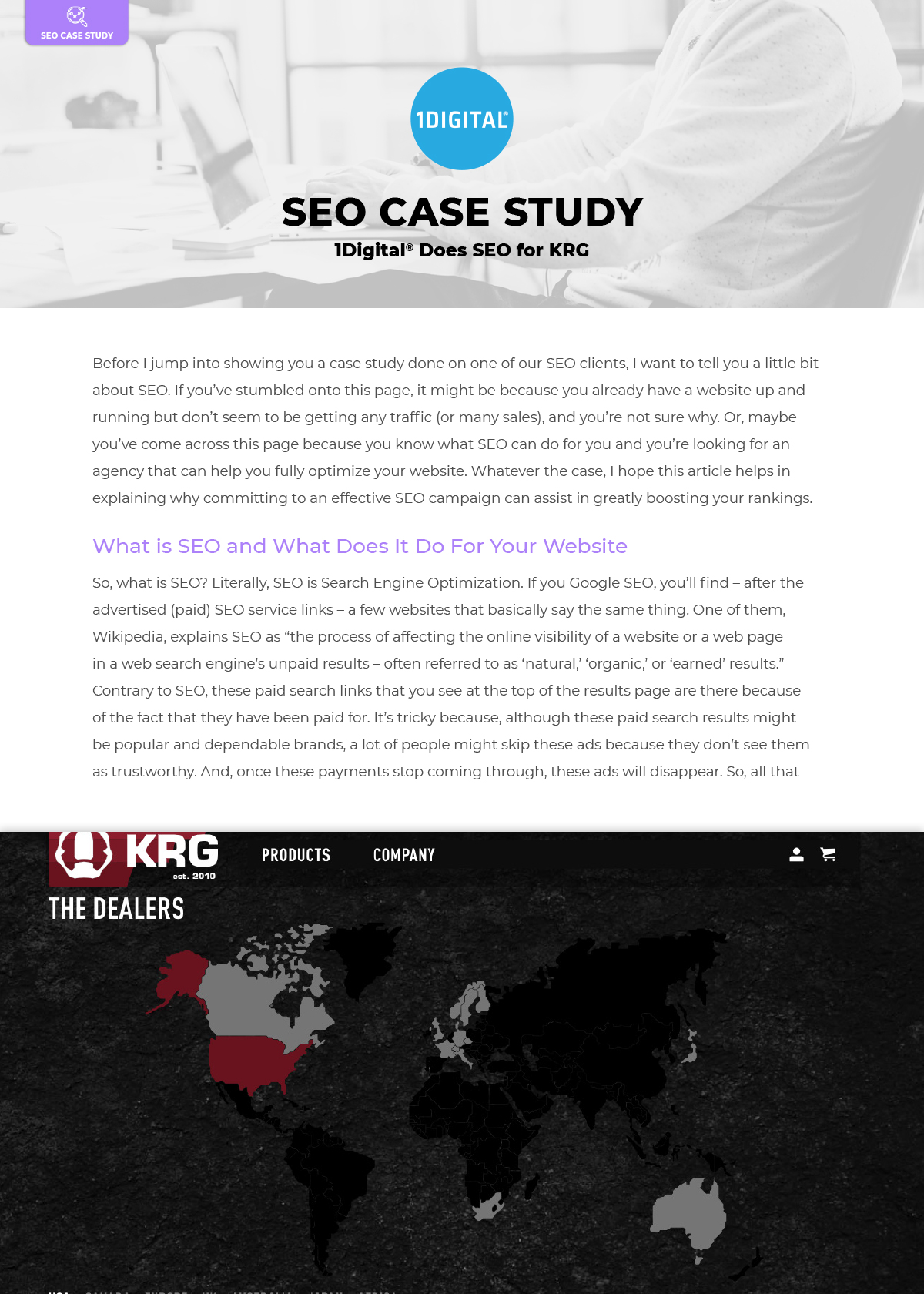 1Digital<sup>®</sup> Does SEO for KRG