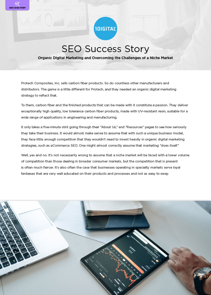 Organic Digital Marketing and Overcoming the Challenges of a Niche Market