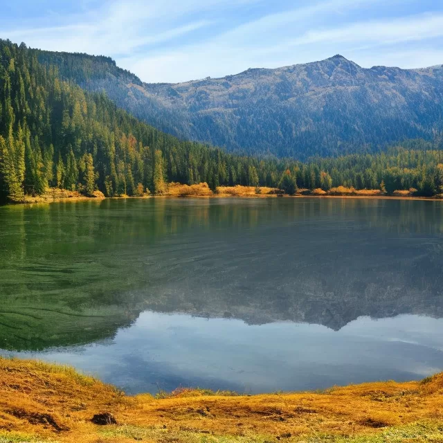 ai photo of a lake